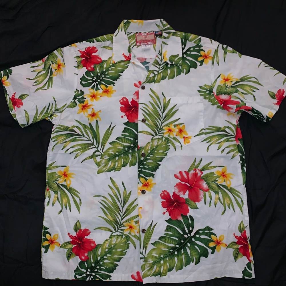 Hawaiian button down shirt